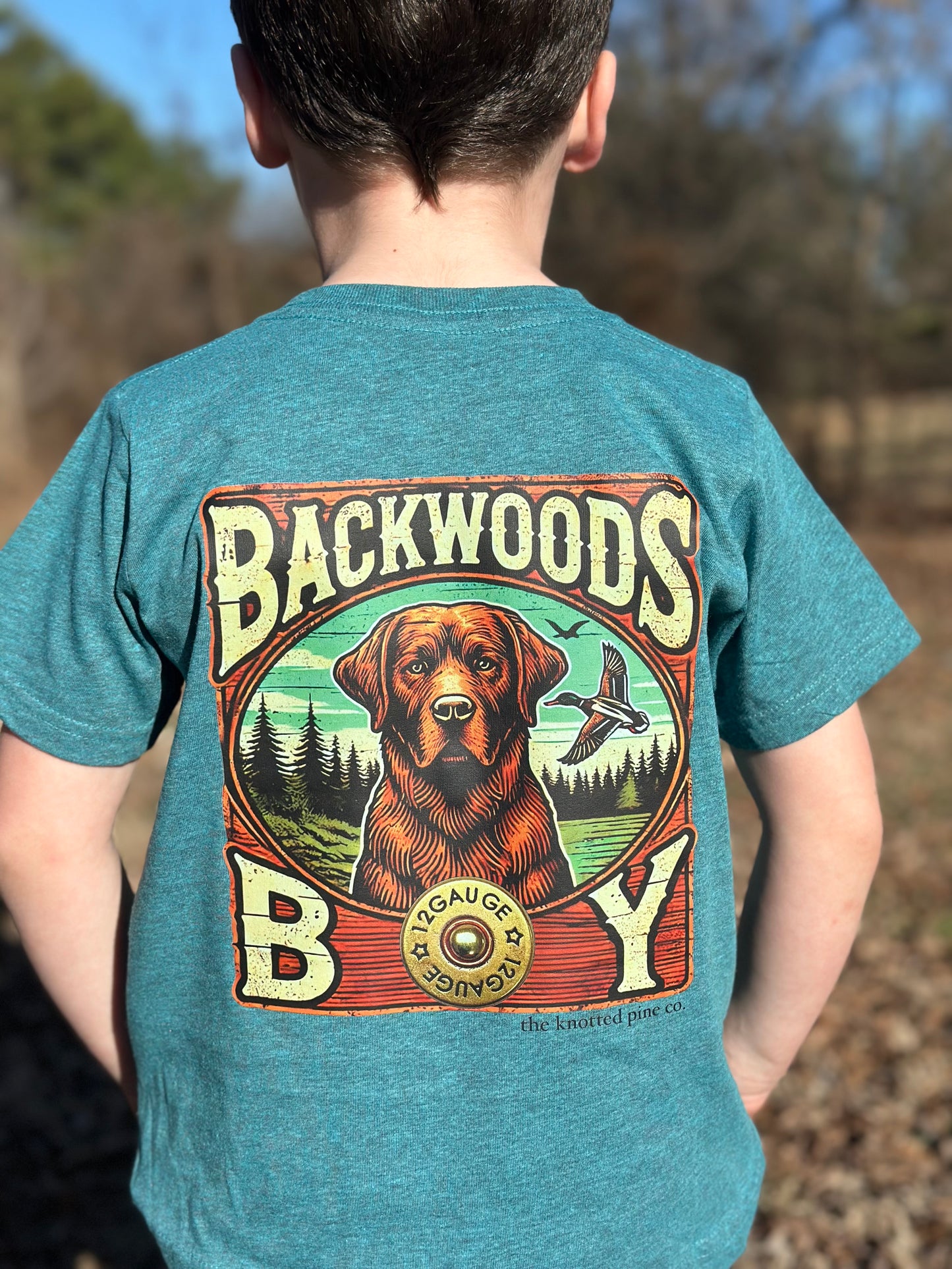 backwoods boy tee