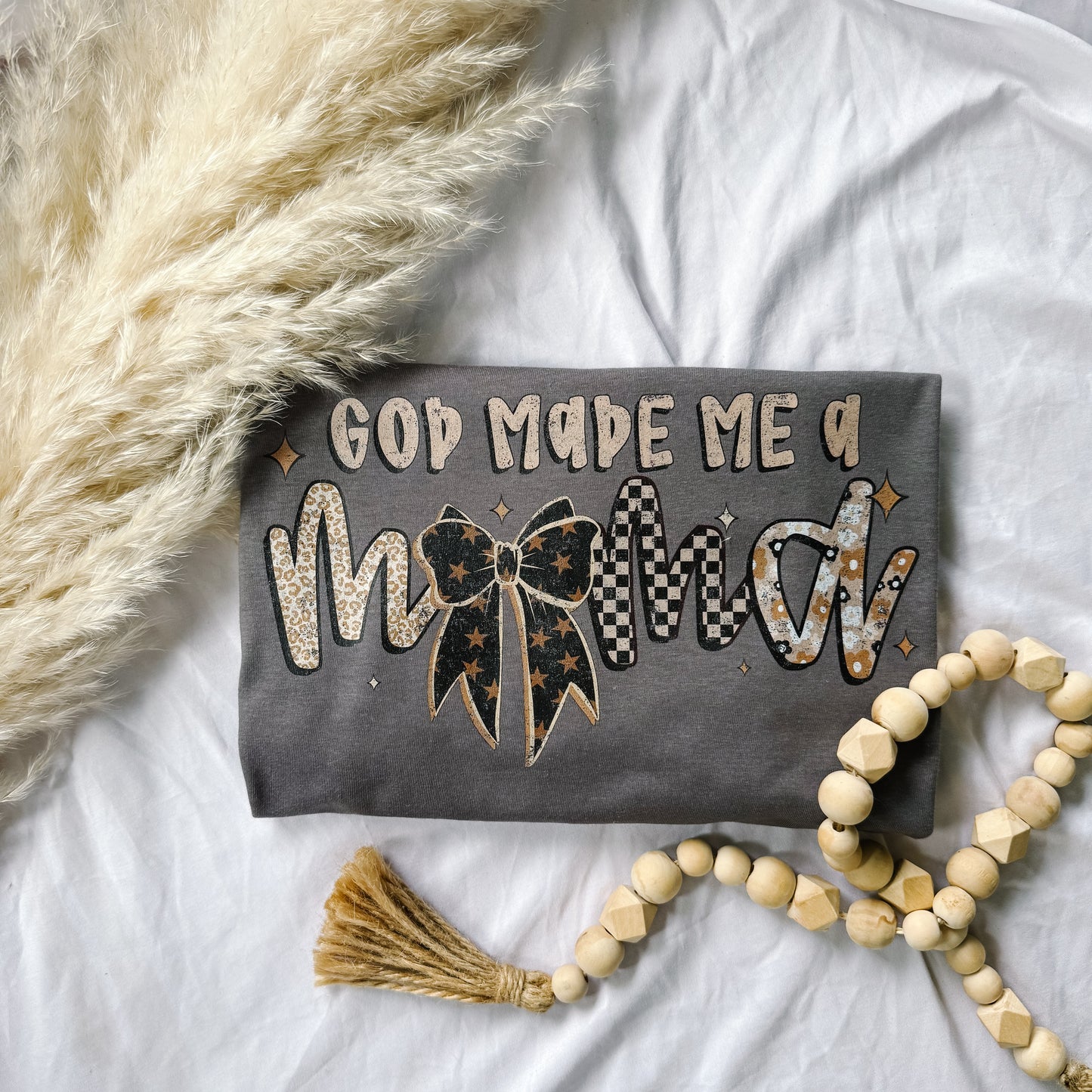 God made me a mama tee