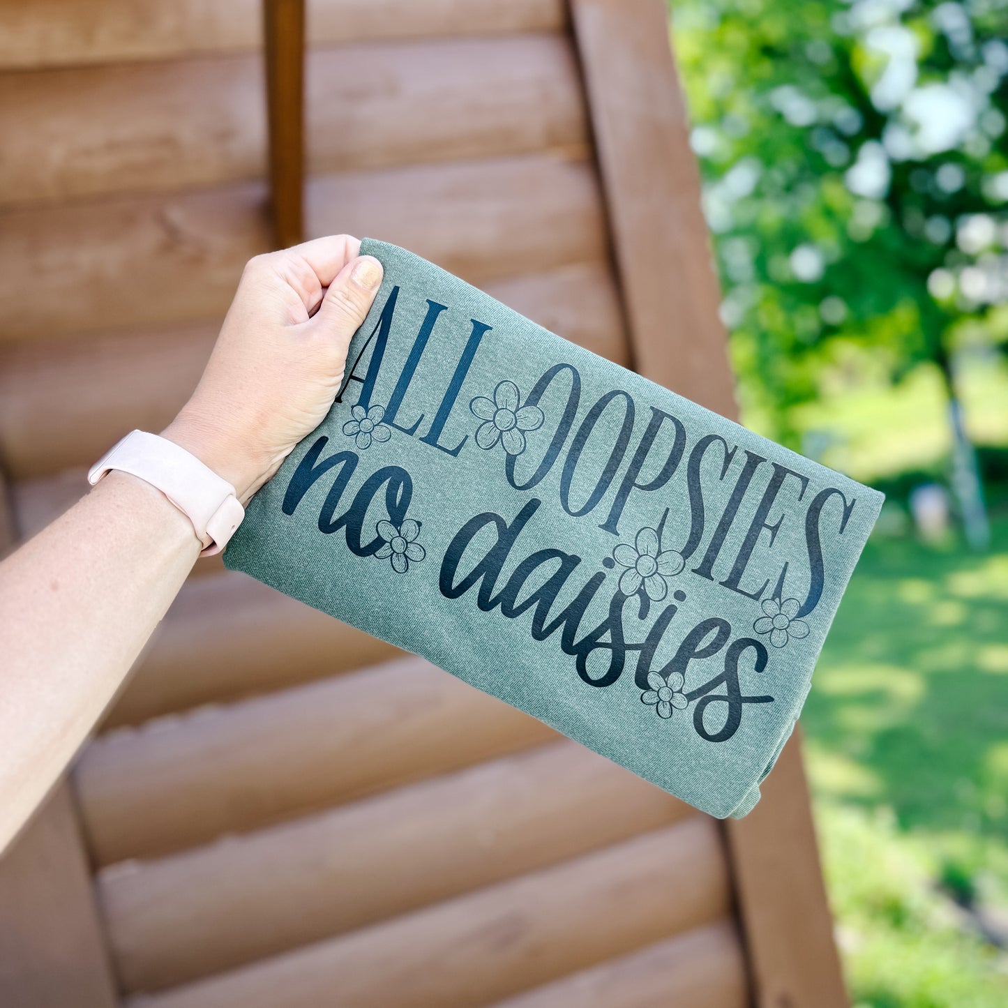 all oopsies no daisies tee