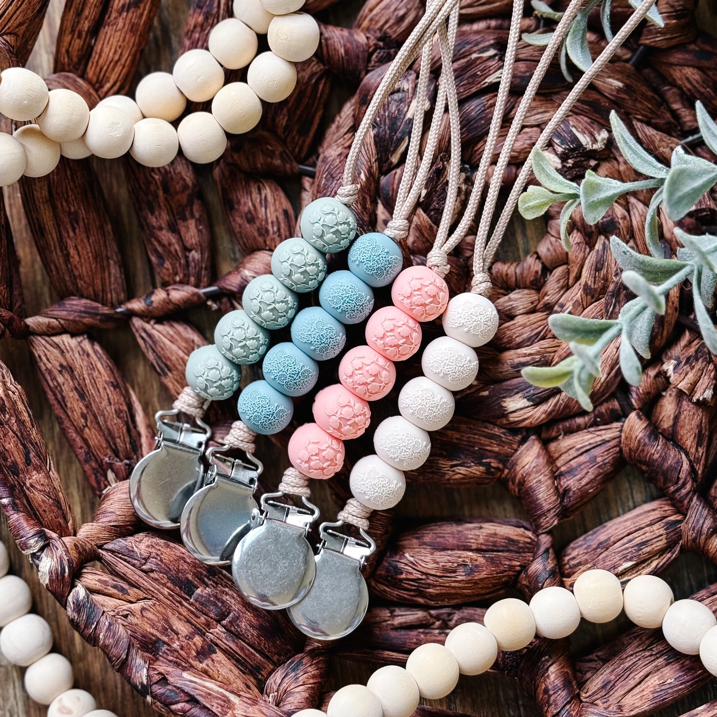 Embossed Mini Clips