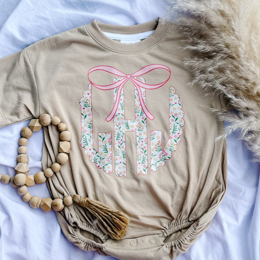 bows & blooms bubble
