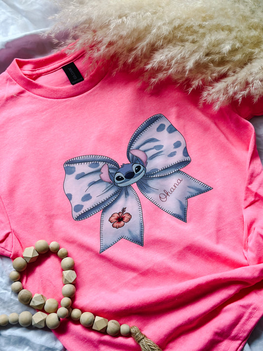 ohana bow tee