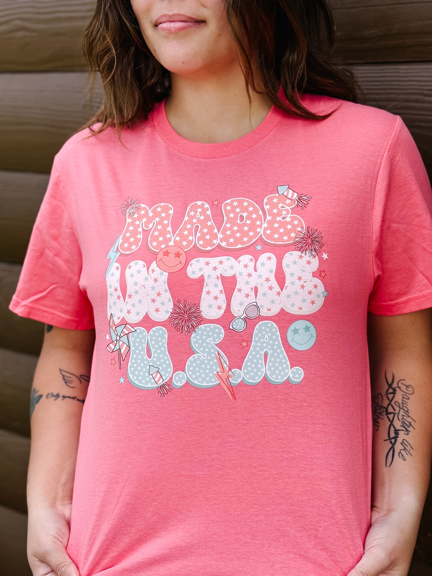 made in the USA tee