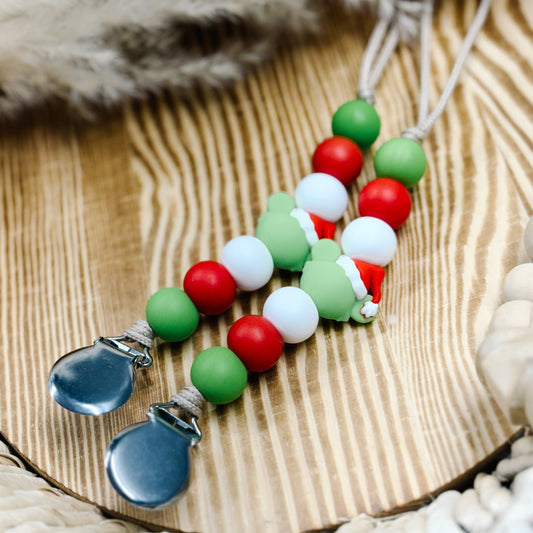 Green man mouse ear clip
