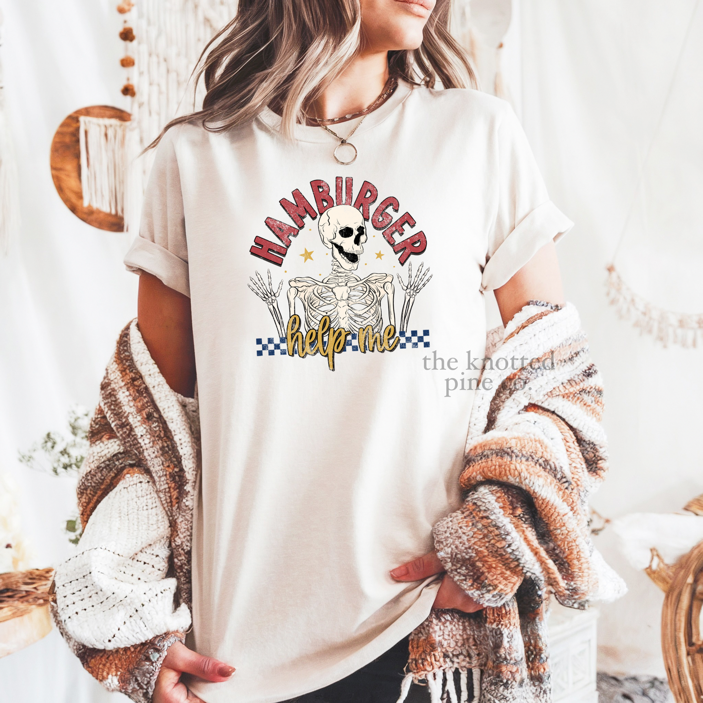 hamburger help me tee