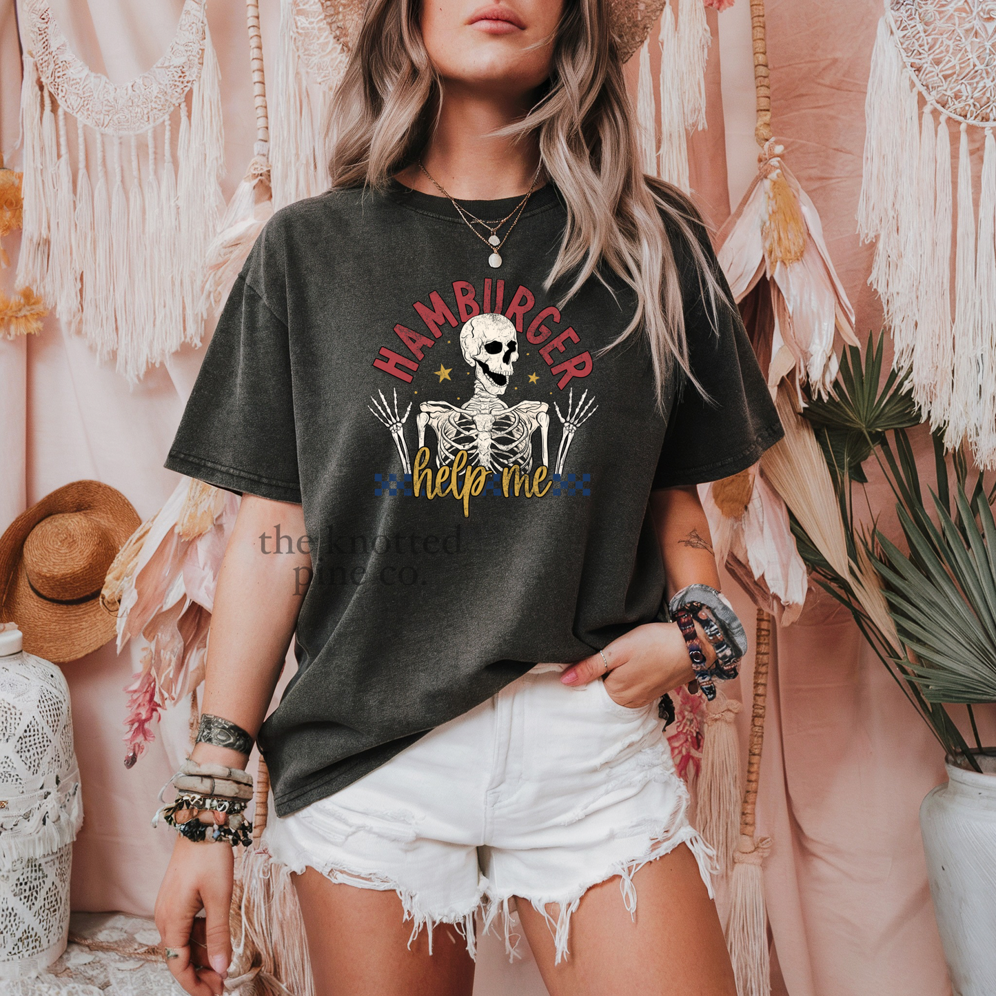 hamburger help me tee
