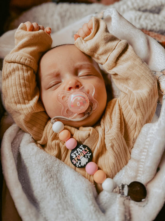 stay spooky paci clip
